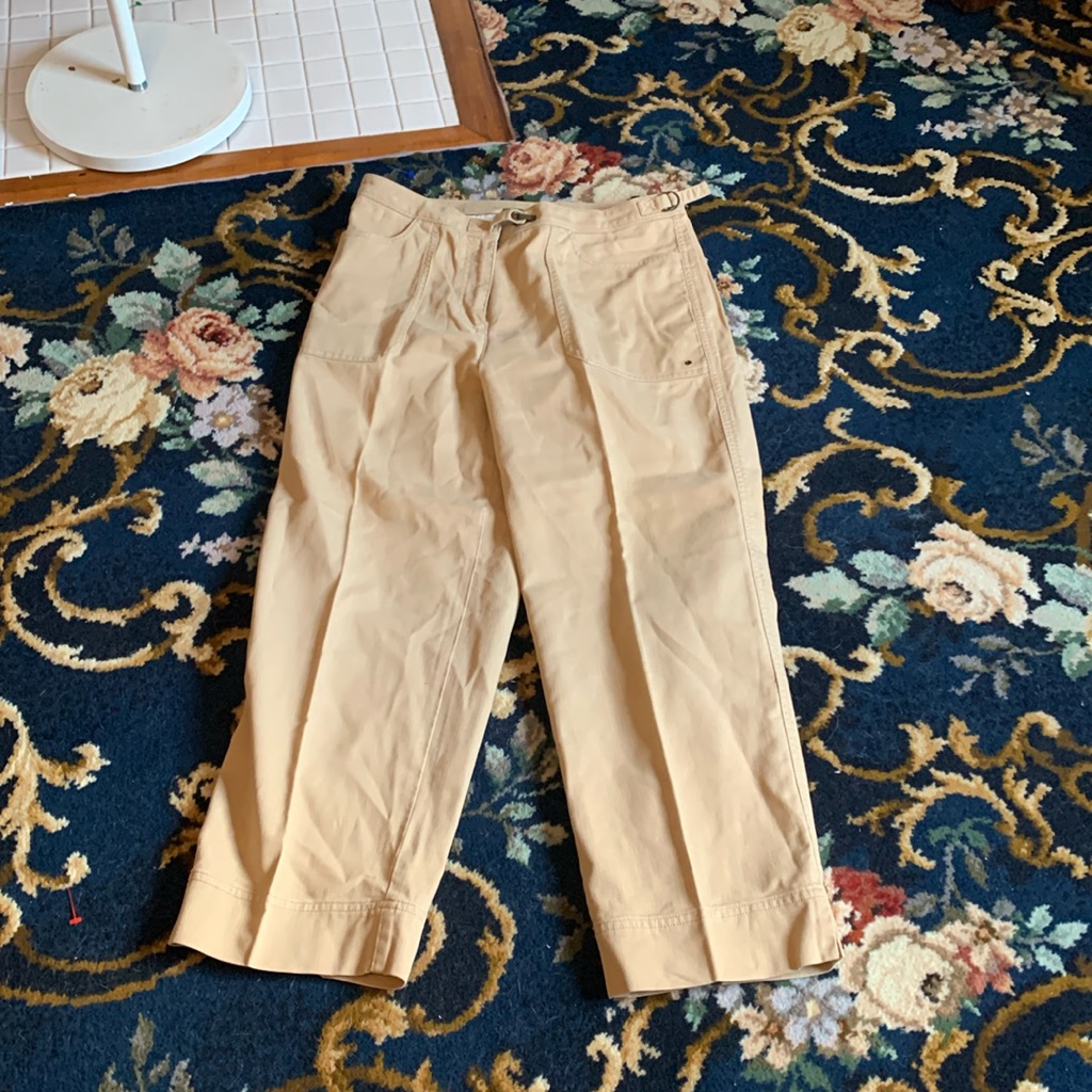 Ralph Lauren Petite Cotton Twill Chino/Utility Pants. Worn A Few Times.Retail 99